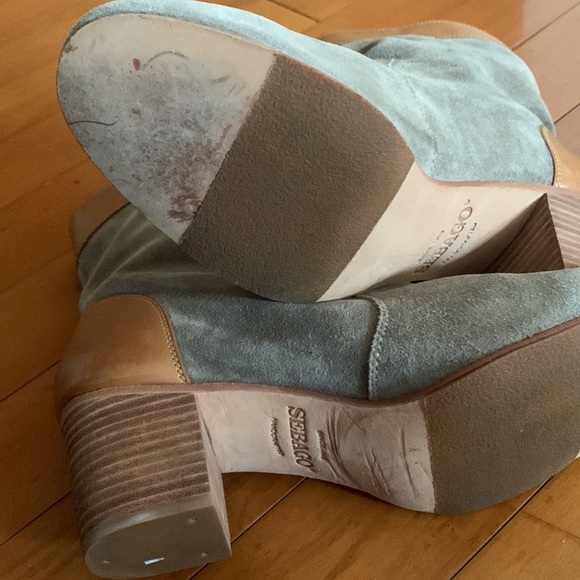 Sebago hand crafted leather suede boots size 11 - Picture 10 of 14